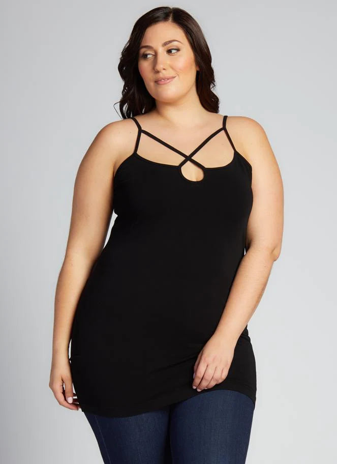 Cami cross-Front Plus - Bamboo