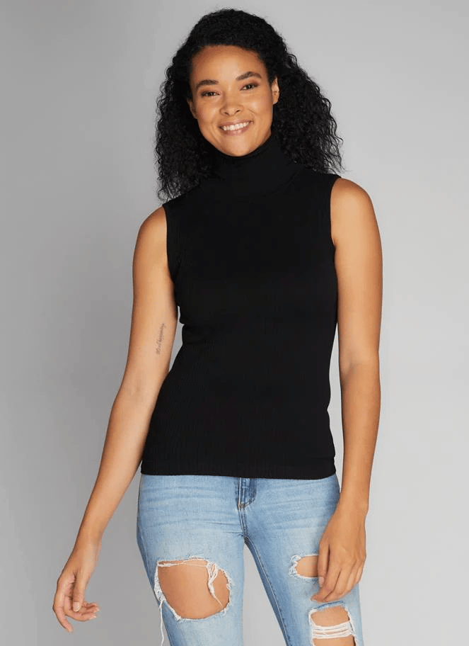 Top TN S/Less Rib Sans Coutures - Bamboo